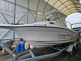 REDUCED $7.5k!  Pre-Owned CLEAN! 2301 Striper w/ 300HP Mercury